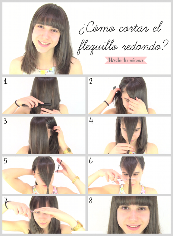 Tu Belleza Natural ¿CÓMO CORTAR EL FLEQUILLO REDONDO? Tu Belleza Natural ¿CÓMO CORTAR EL FLEQUILLO REDONDO?
