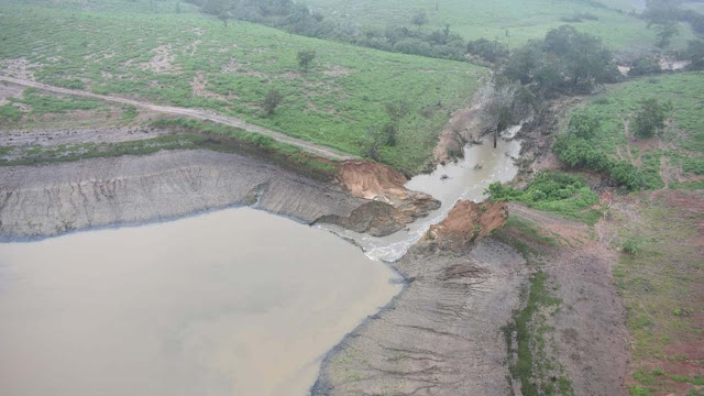 Rompimento de barragem na Bahia aconteceu após ruptura em açudes menores