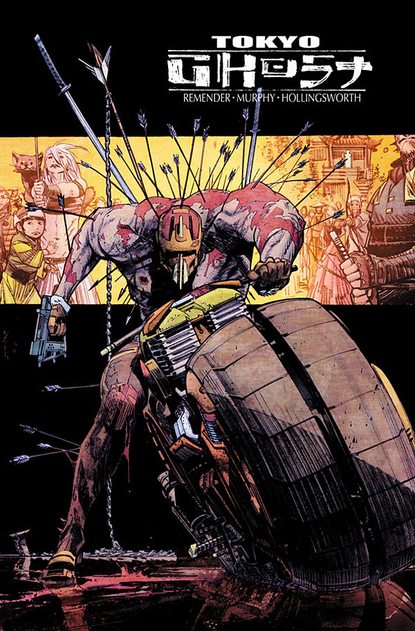 Siempre quieres leer Un Cómic Más!: 6TA PORTADA DE LA SEMANA: TOKYO GHOST  #5 ARTE DE SEAN GORDON MURPHY