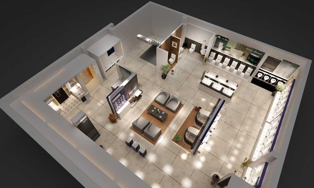 3D Visualization Retail Store Visualisation