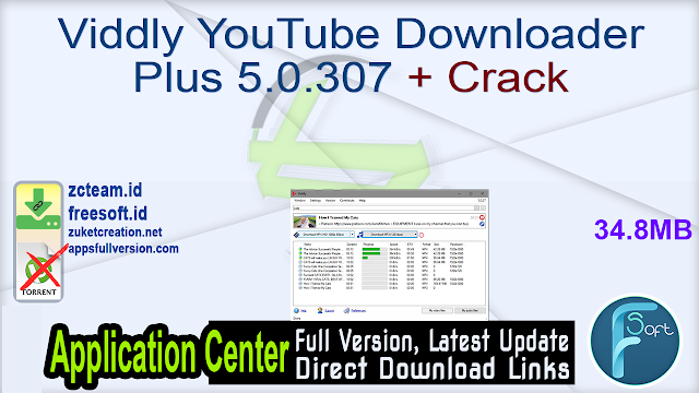 Viddly YouTube Downloader Plus 5.0.307 + Crack_ ZcTeam.id