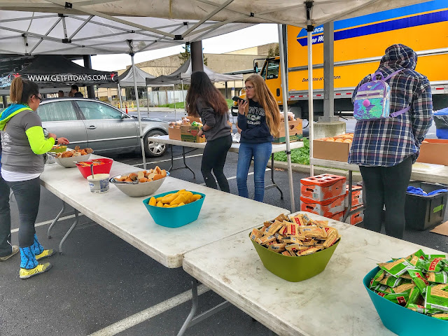 Davis Lucky Run 10K post race snacks