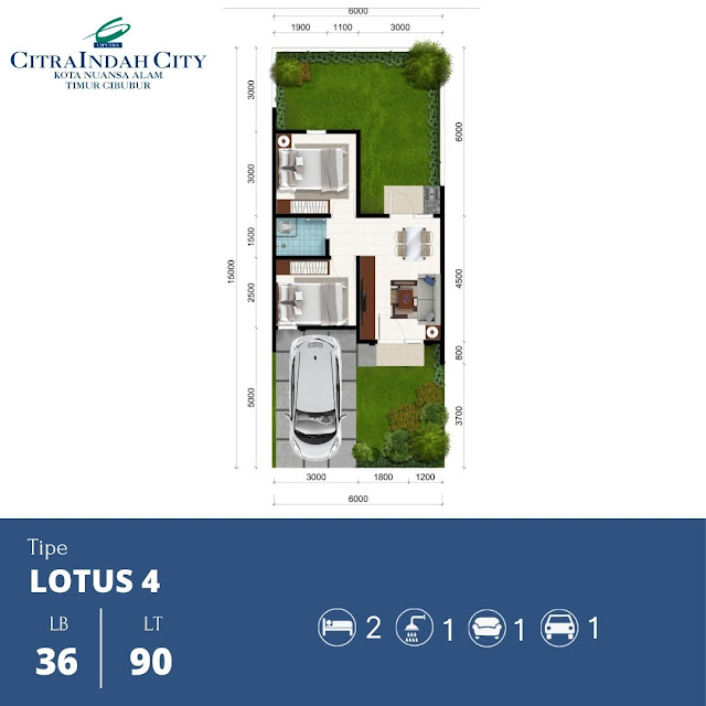 Cluster Bukit LOTUS Citra Indah City - Harga mulai 215 jt an