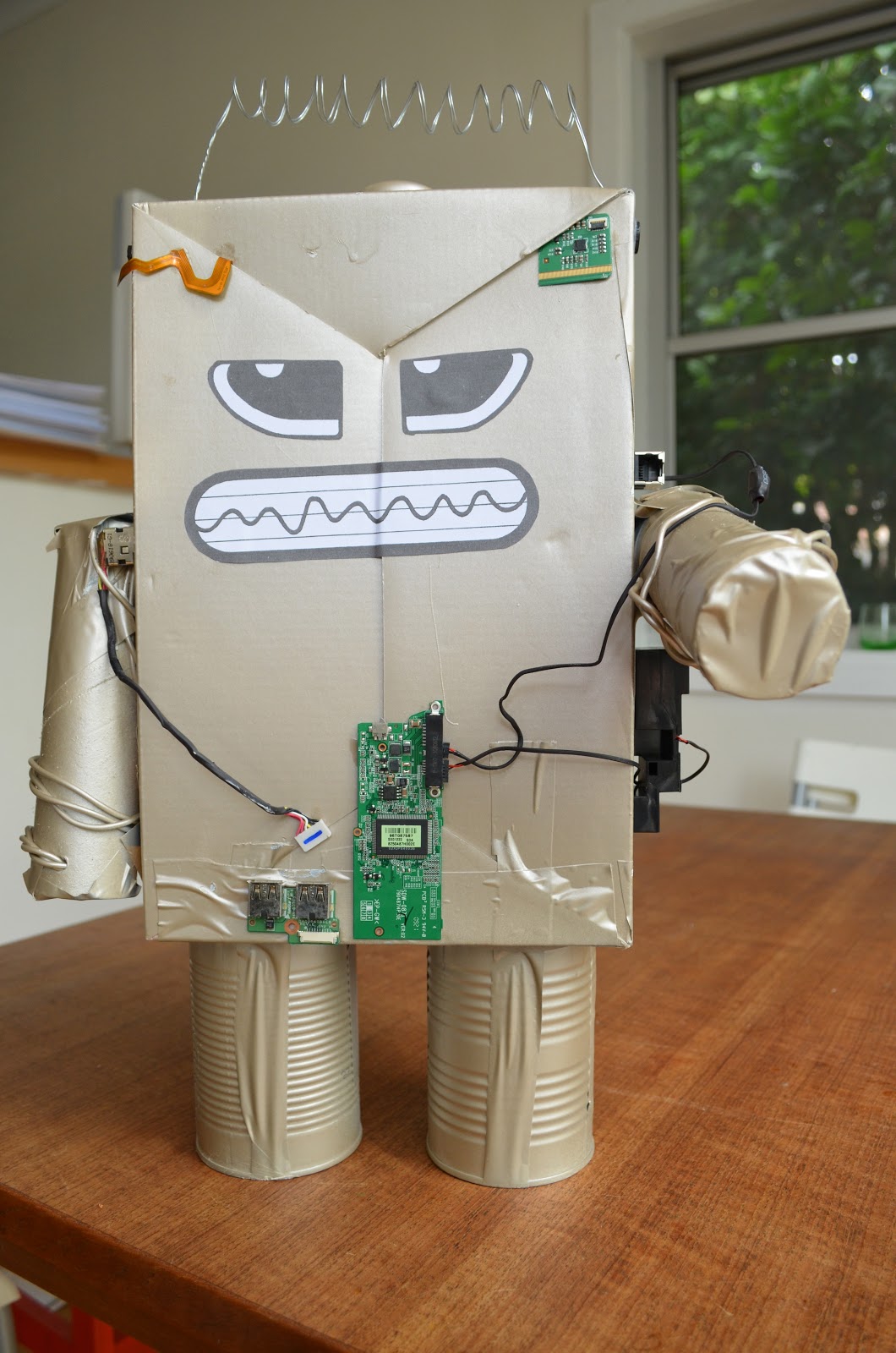 born creations: How to build a robot out of materials