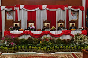 DPRD, Bupati dan Wabup Muarojambi Mendengarkan Pidato Presiden RI