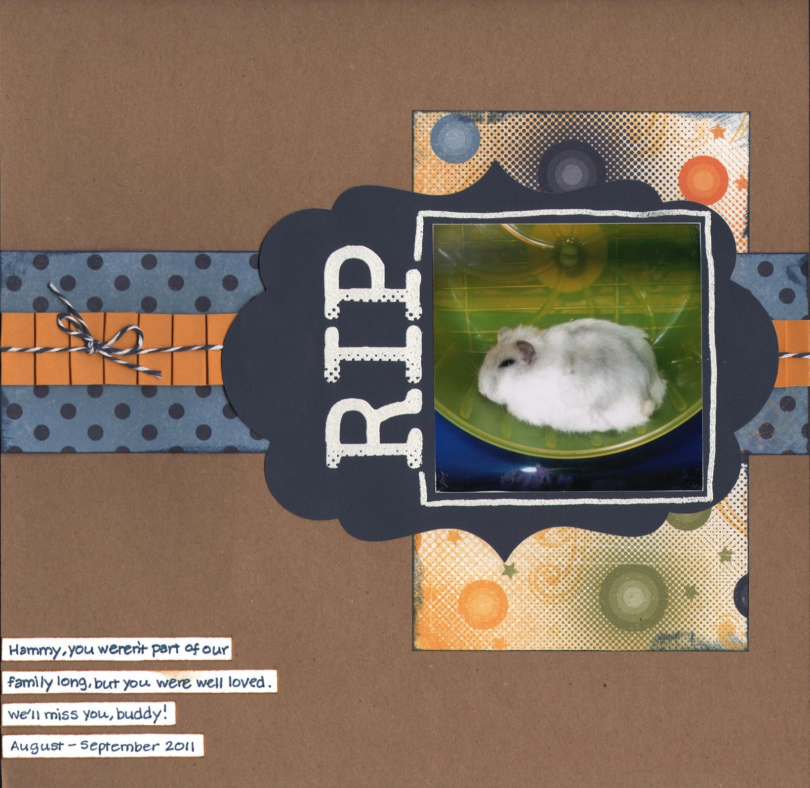 Even More Scrapping!: SCS Variety Challenge 187 - RIP