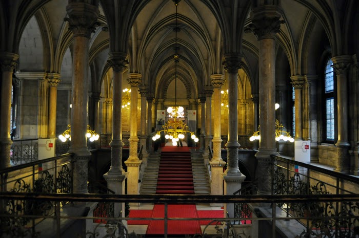 Inside the Wiener Rathaus