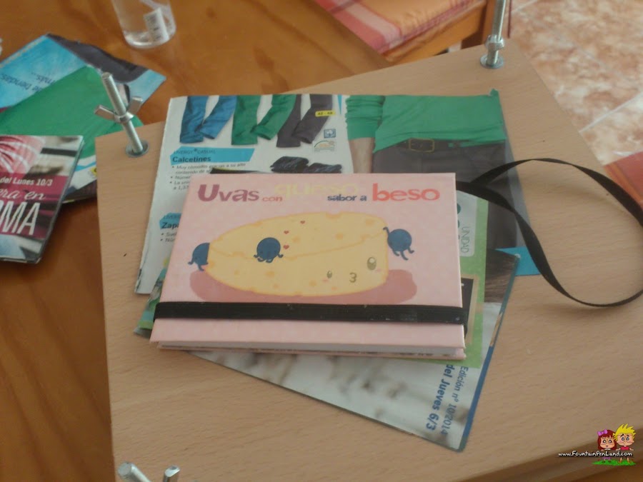  fountain pen land Handmade notebook not made in china, libretas artesanales, regalos especiales, regalo especial personalizado, artesanía. Handcraft.