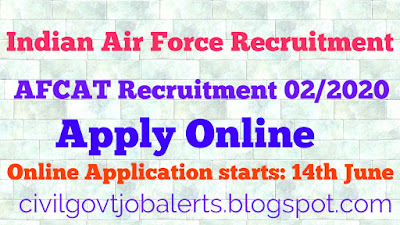 Indian Air Force recruitment, afcat recruitment 2020,Indian Air Force recruitment 2020, afcat recruitment