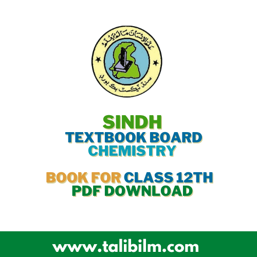 Sindh Textbook Board Chemistry Book For class 12th 2021 Download Pdf