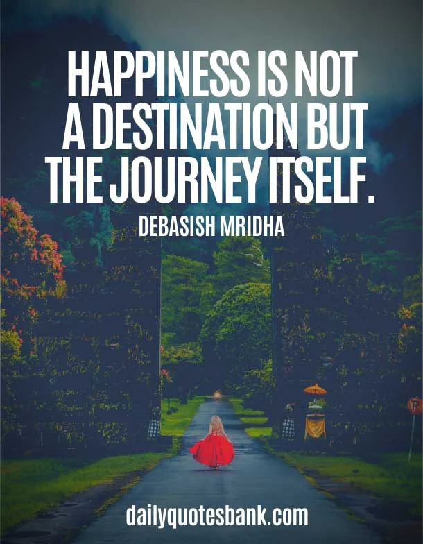 Quotes About Journey of Happiness