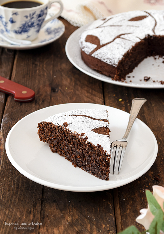 Torta Caprese de Chocolate y Almendras (Sin Gluten) | Especialmente Dulce