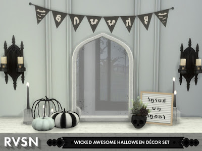 Хэллоуин в Sims 4 - праздничный декор и мебель со ссылками на скачивание