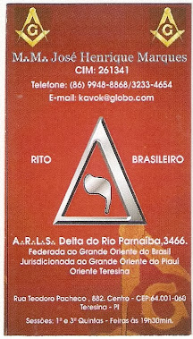 A.'.R.'.L.'.S.'. Delta do Rio Parnaíba nº 3.466 - GOB-PI