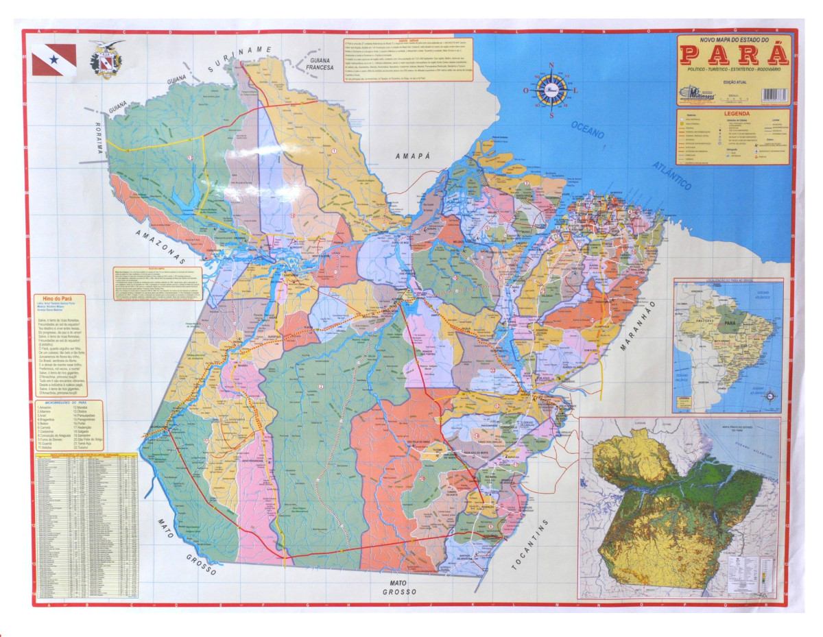 Mapa do Estado do Pará - Doc Sports™