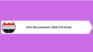 hpu recruitment 2020