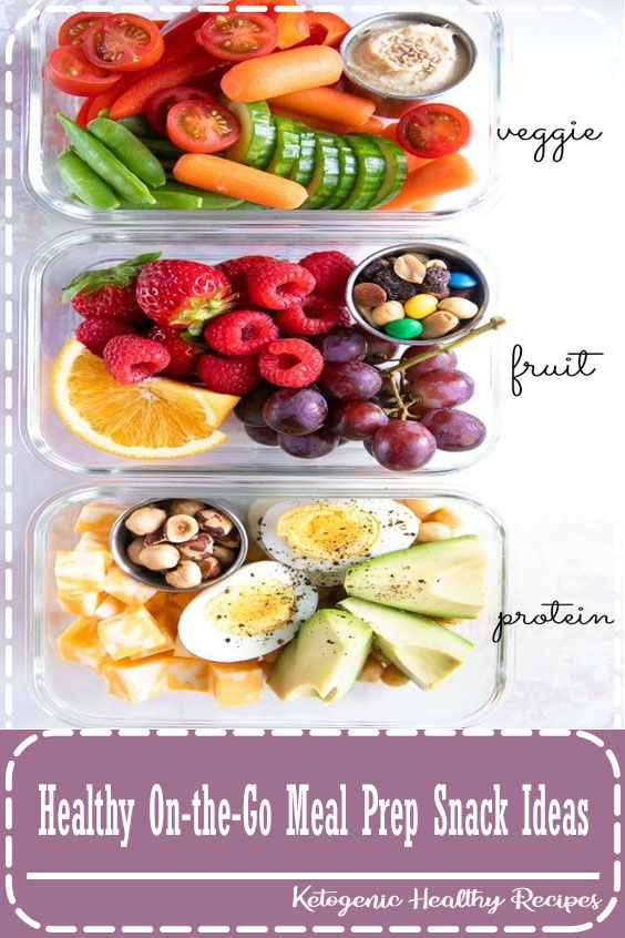 "Eating healthy on-the-go has never been easier with these delicious, colorful, and nutritious Meal Prep Snack Ideas. "