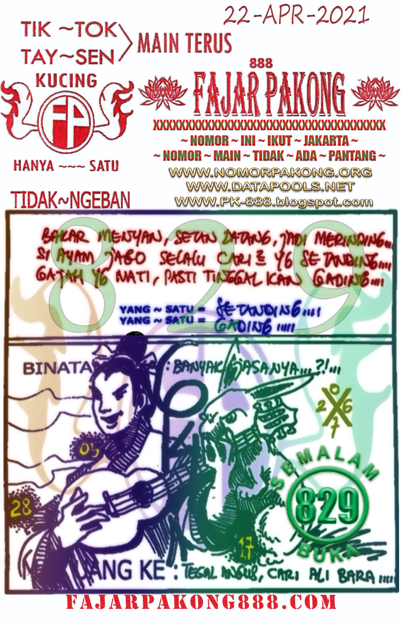 Pengeluaran Pk888 Hari Ini Kode Syair Pajar Pakong 888