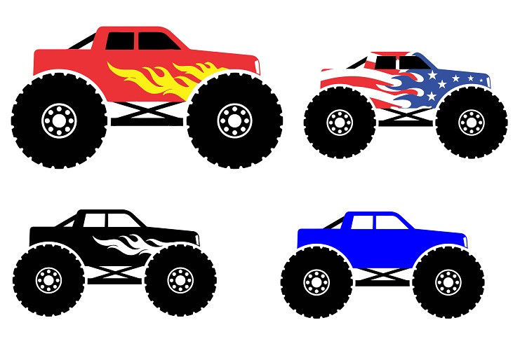 Download Svg Silhouette Monster Truck - 320+ SVG PNG EPS DXF File for Cricut, Silhouette and Other Machine