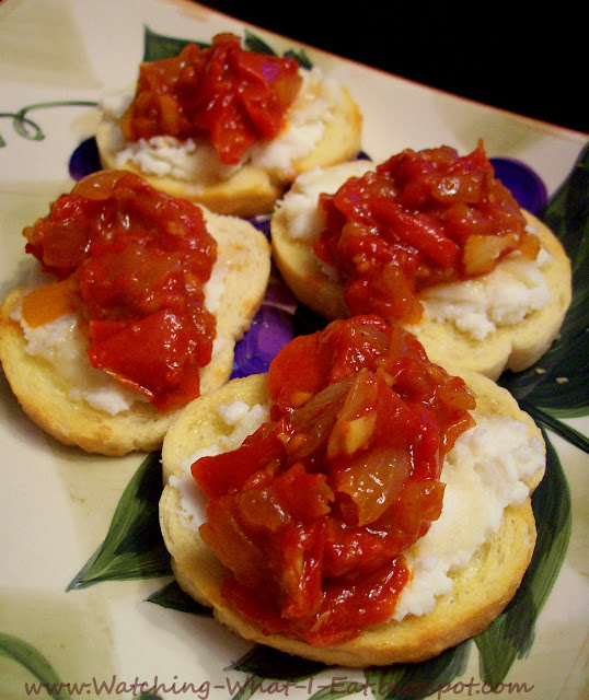 Watching What I Eat Easy Homemade Fresh Tomato Chutney served on