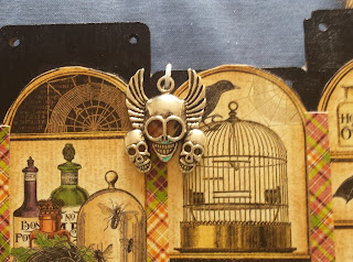 Rare Oddities Graphic 45 mini MDF pallet art close up Rare Oddities Graphic 45 mini MDF pallet art close up