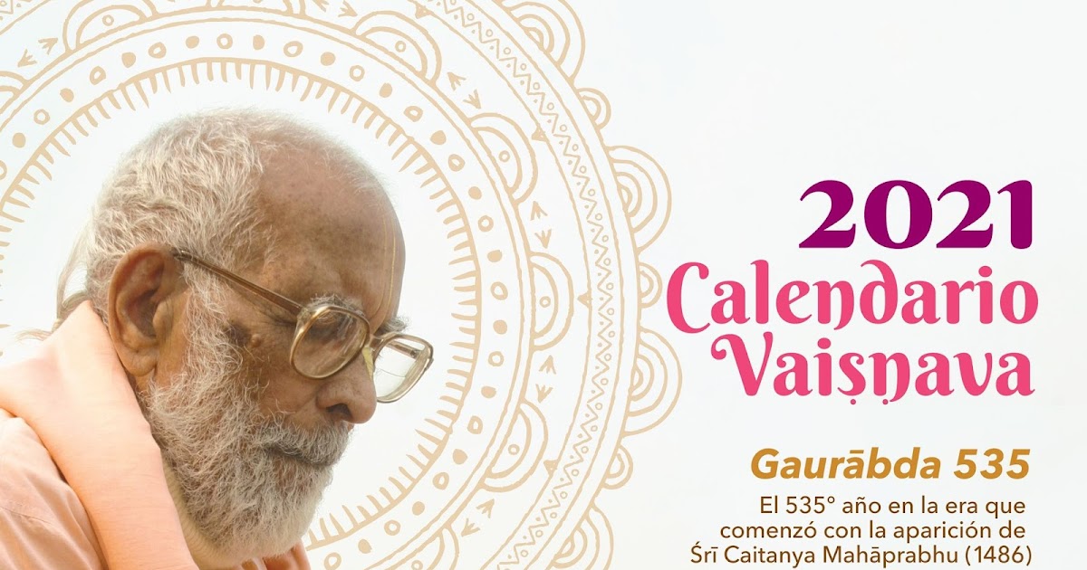 Descarga el Calendario Vaishnava 2021