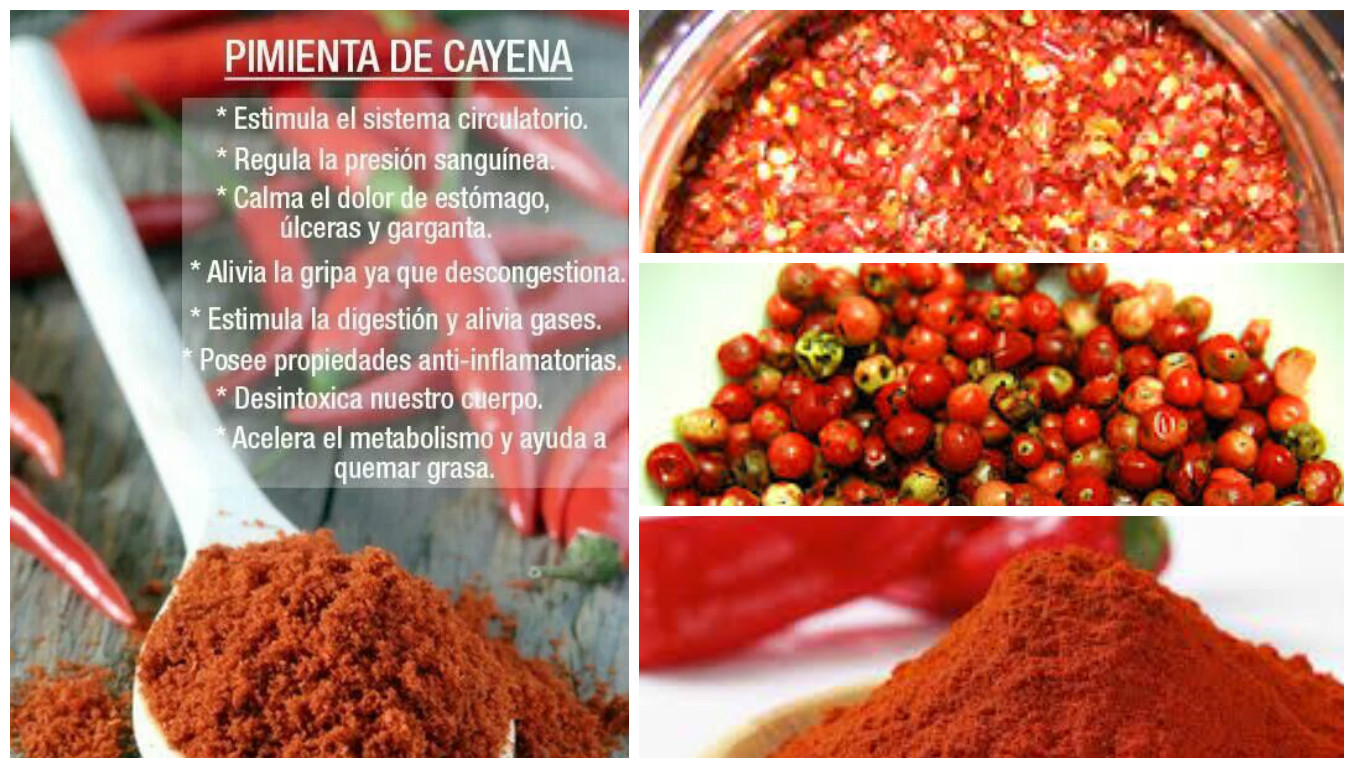 CONOCE LOS GRANDES BENEFICIOS PARA LA SALUD DE LA Pimienta De Cayena