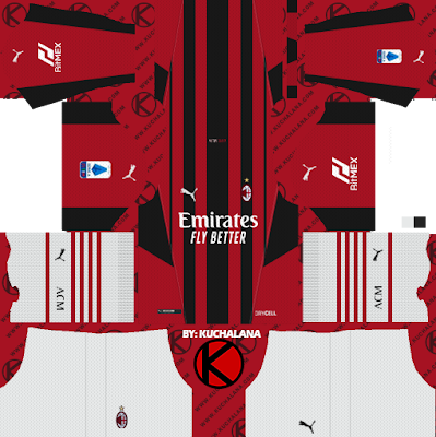 Kit dls hotsell 2020 ac milan