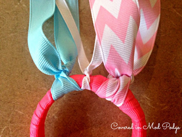 Covered in Mod Podge: Dancing Ribbon Rings Tutorial