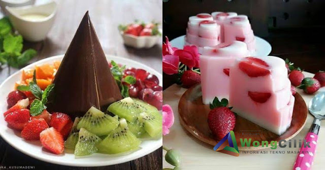 Cara Membuat Puding Buah, Susu, Mangga, Coklat atau Juga Nutrijel