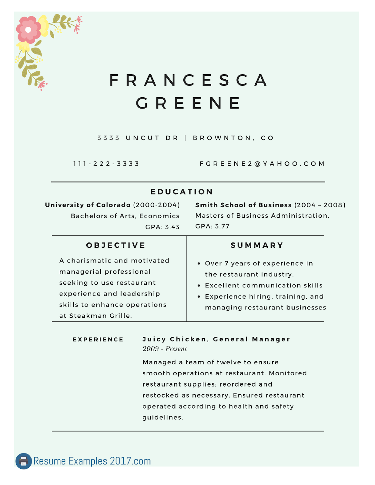 objective for resume example 2019 objective for resume it resume example 2020