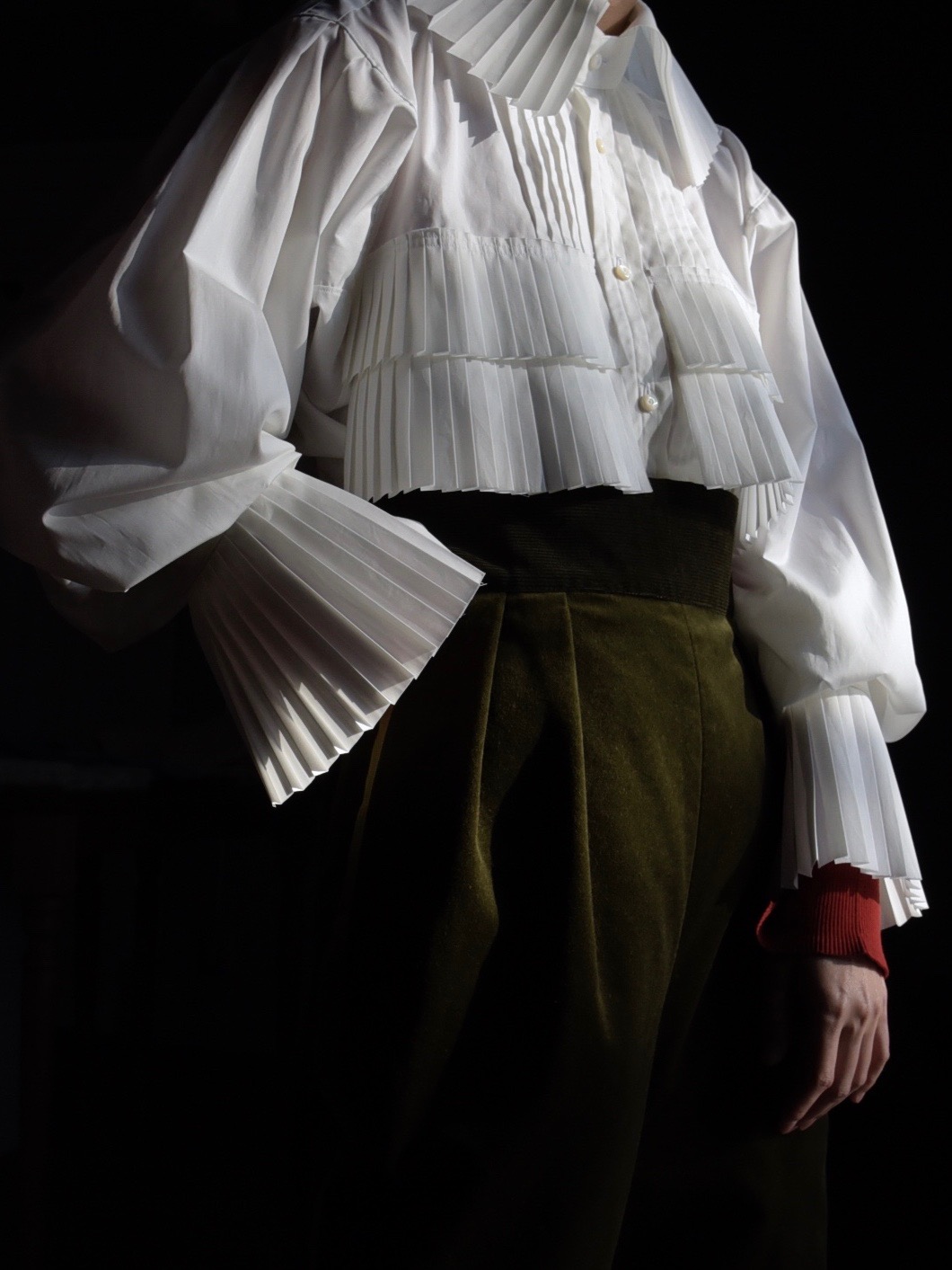 n e p: JUN MIKAMI ALUMO COTTON FRILL SHIRTS COL.WHITE