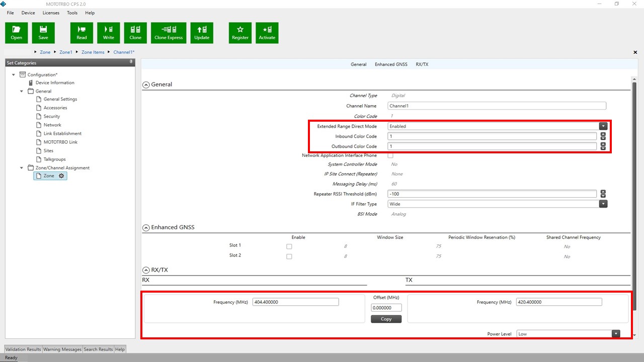 Setting up Dynamic Mixed Mode and Extended Range Direct Mode in a