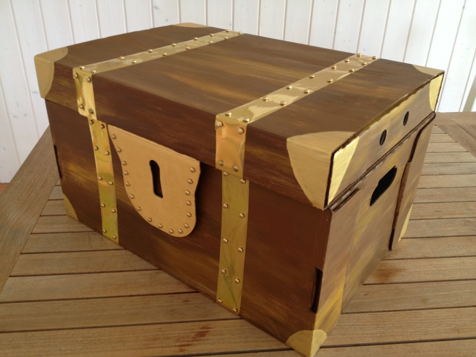 Schatzkiste Basteln Karton | dansenfeesten