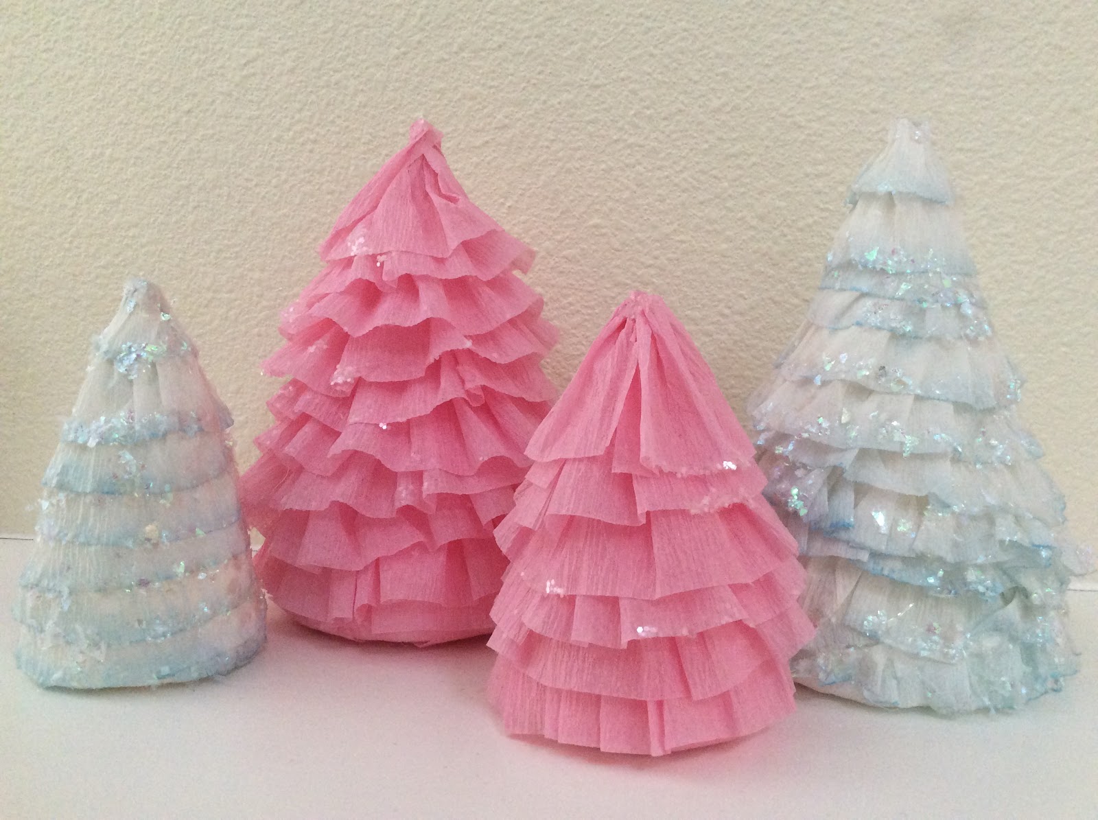Fresh Vintage by Lisa S Crepe Paper Trees