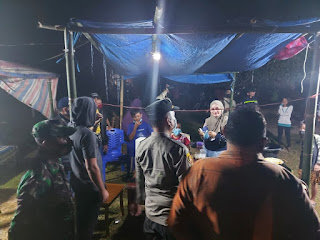 Tidak Patuhi Himbauan, Polisi dan Unsur Pimpinan Kecamatan  Bubarkan Pasar Malam