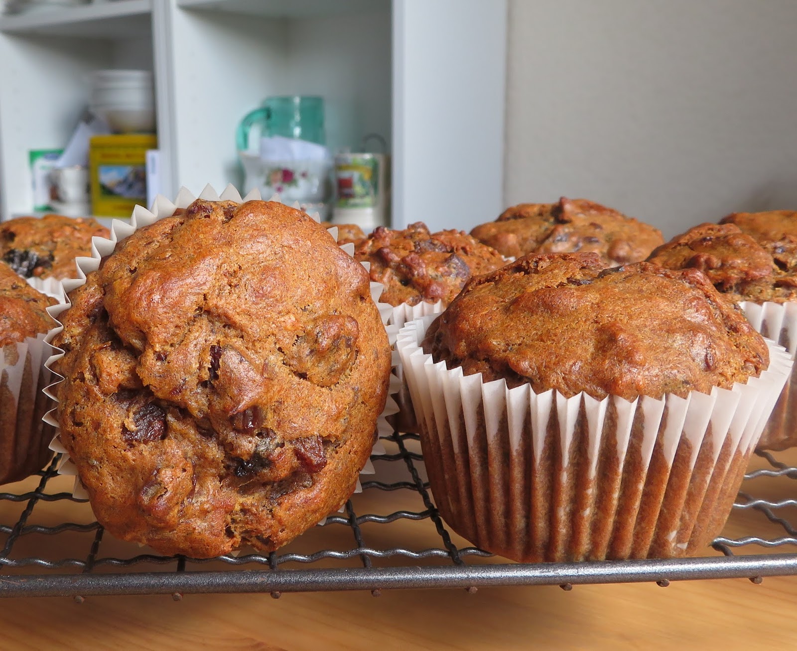 Fruit & Nut Muffins The English Kitchen