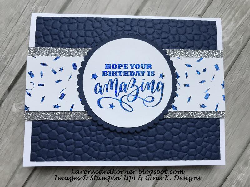 karenscardkorner Stampin' Up! Hammered Metal