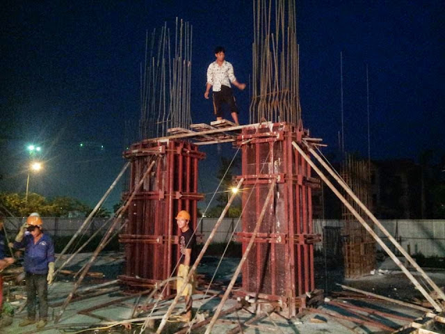 Tiến độ thi công dự án CT3 Tây Nam Linh Đàm ngày 12/06/2014