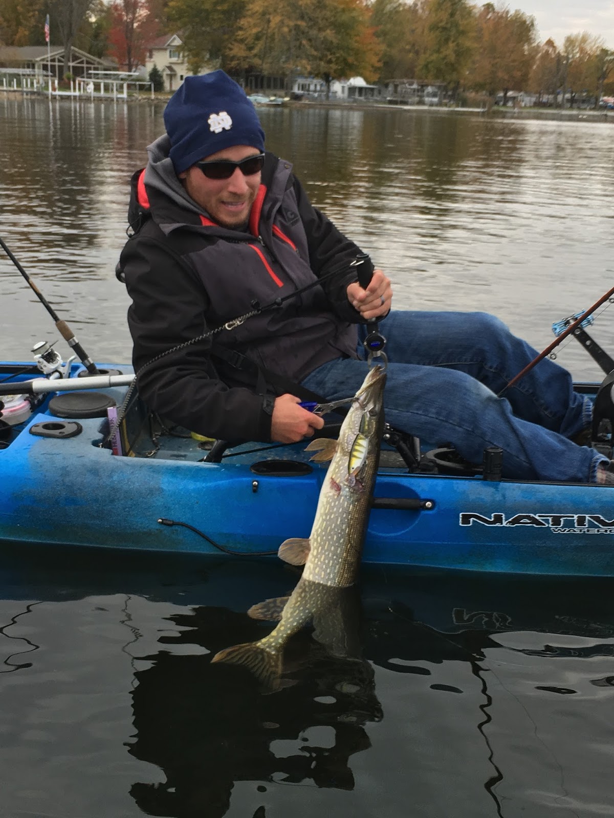 Indiana Kayak Fishing Journal 10/29/17 Mike's Pikes