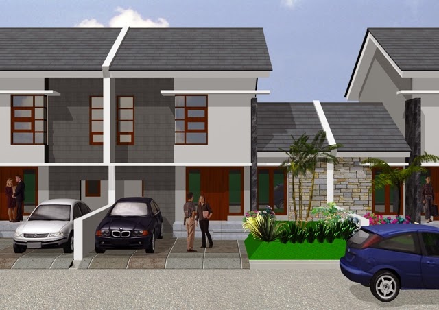 Desain Rumah 9: RUMAH BERTINGKAT MINIMALIS TIPE 92 | Rancangan Rumah 