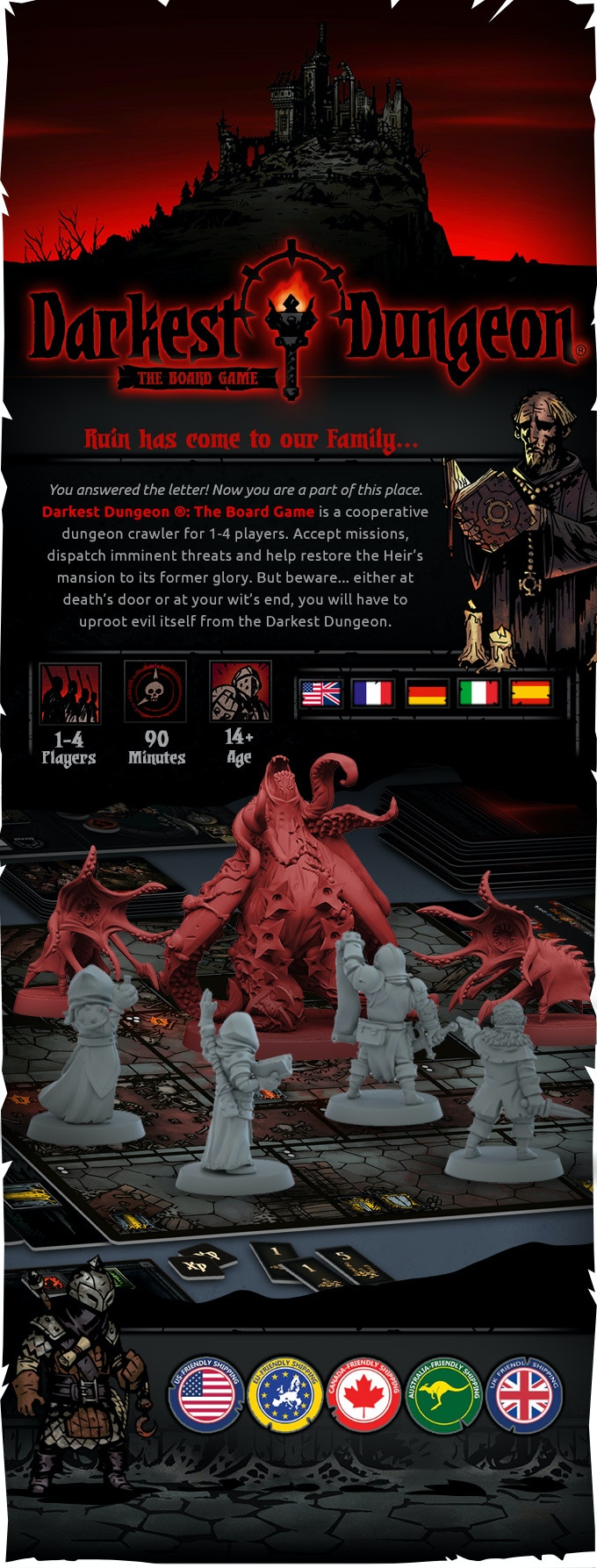 Tabletop Fix Mythic Games Darkest Dungeon The Board Game Kickstarter