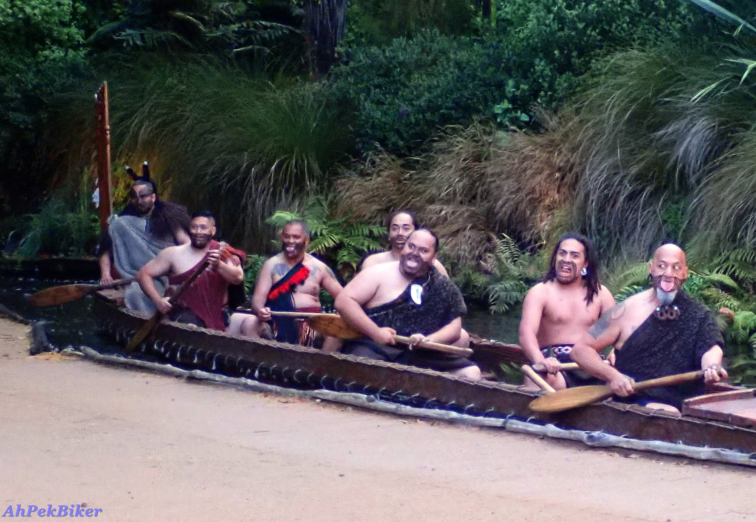 Ahpek Biker Old Dog Rides Again Cycling In New Zealand 18 Day 9 Hamilton To Rotorua The Maori Village