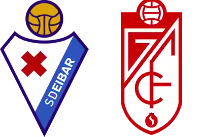 análisis y pronóstico Eibar vs Granada 3-1-21 escudos eibar y granada