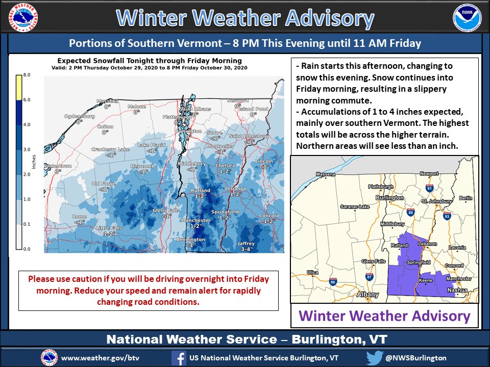 Addison County Weather Watchers Quick storm update