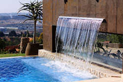 modern villa johannesburg pool african south waterfall swimming constantia called meulen nico architects der van into architecture kloof cascada piscina