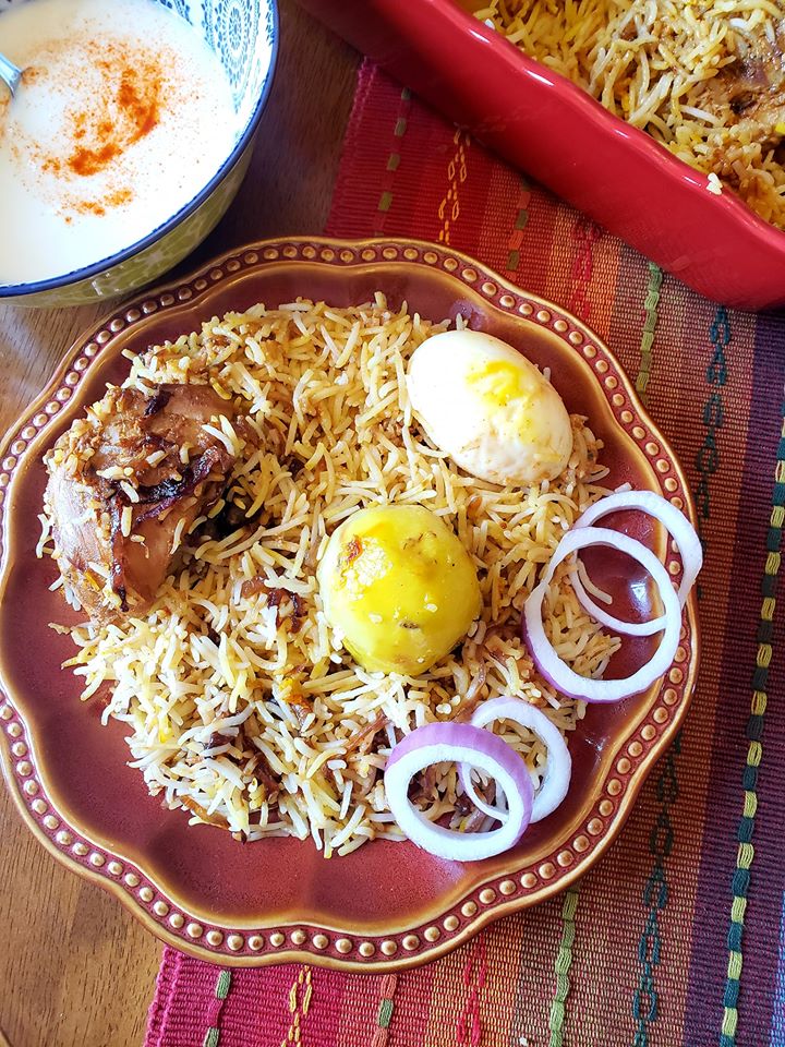 Bong Mom's CookBook: Kolkata Chicken Biryani - Neha Murad's Mom's