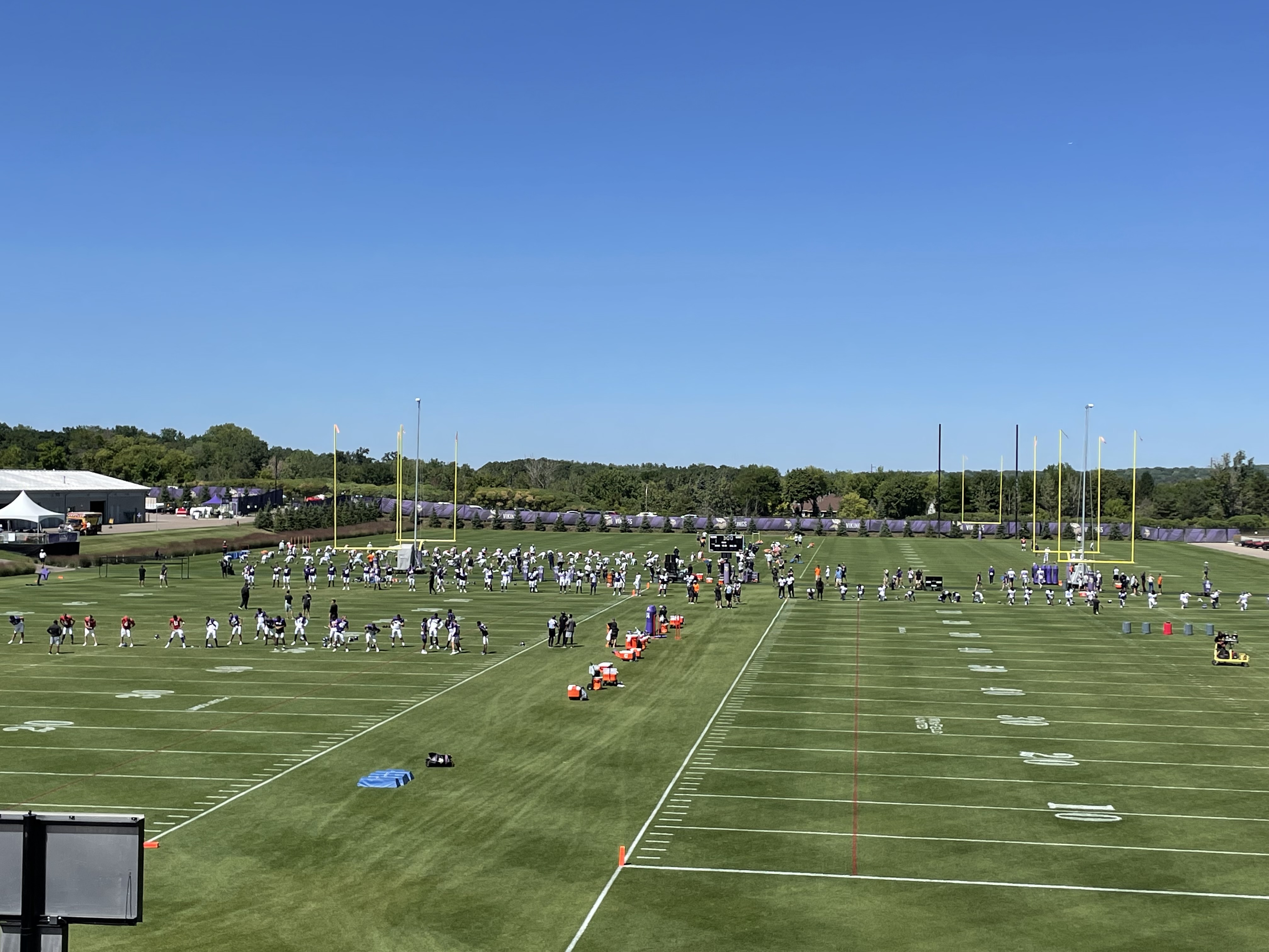 Vikings Corner Vikings vs. Broncos Joint Practice Notebook Day 2
