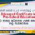Advanced Certificate in Pre-school Education
