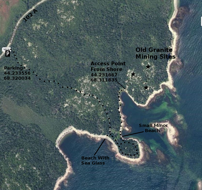 ABANDONED TRAILS OF ACADIA NATIONAL PARK SHIP HARBOR TO WONDERLAND